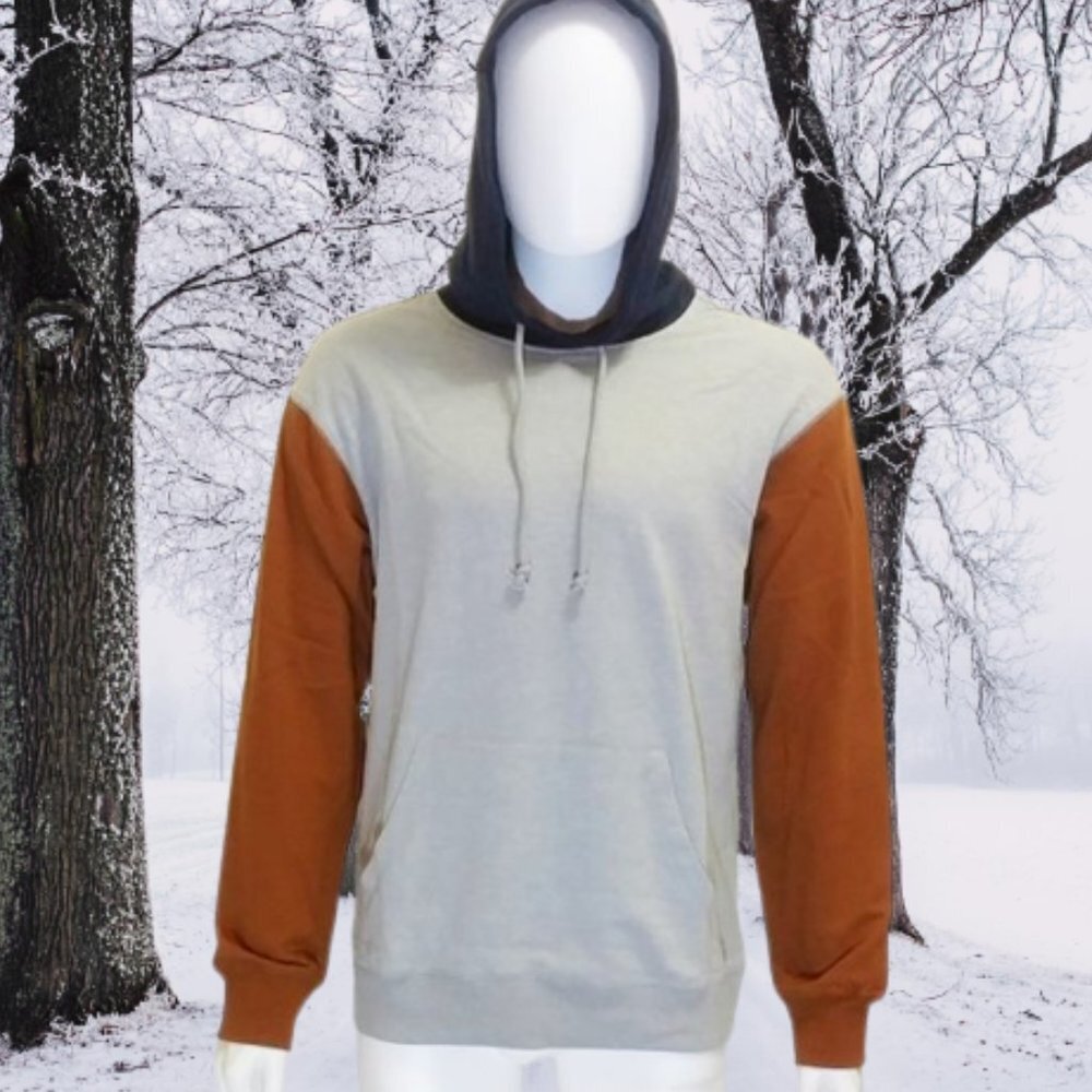 NWT Adult Colorblock Regular Fit Hooded Sweatshirt - Original Use - M [109/111]